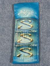 Vtg Multi-Pack 3X New Sealed STRIDE SWEET PEPPERMINT Sugarfree Gum - 42 Pieces picture