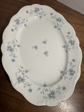 Johann Haviland Medium Platter Blue Garland Bavaria Germany China 13” picture