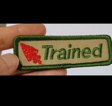 Scouts Trained OA 3” Patch. BSA, Trained, Order of the Arrow picture