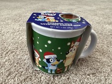 Bluey Ceramic Mug With Hot Cocoa Mix Christmas Holiday Cup Brand New Gift picture