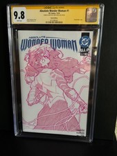 Absolute Wonder Woman Original Sketch Rose Besch Signed CGC SS 9.8 C2E2 2026 picture