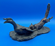 ARTIST WILLIAM H TURNER 1992 LT EDITION BRONZE FOX & GOOSE #19/100, SOLD OUT picture