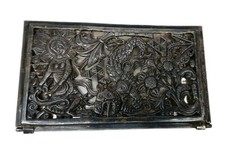 Vintage Codan Taxco Mexico Pierced Silver Alloy Desk Portfolio Panel 777g picture
