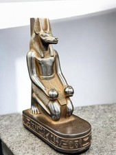 Ancient Egyptian Anubis Statue Rare Antique Pharaonic God Mythology BC picture