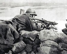 Belgian machine gunner World War I 8x10 WWI WW1 Photo 85 picture
