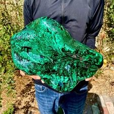 26.4LB  Natural luster peacock rock cluster rough mineral sample picture