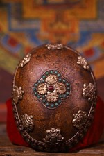 Old Kabala Bowl Lucky Eight Treasures Pattern Vajra Gabala wine glass picture