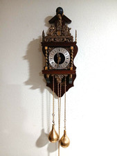 FULLY RESTORED DUTCH ZAANDAM ZAANSE WARNICK WALL CLOCK picture