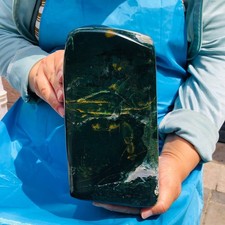 10.09 LB Natural Moss Agate Polished Freeform Large Specimen Healing 6490 picture