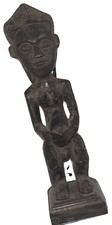 Africa Congo Antique Songye Luba Carved Ancestor Supernatural Figure picture