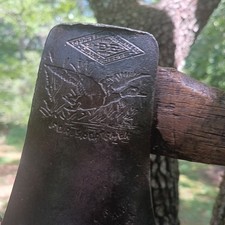 Vintage Shapleigh hardware. hatchet  ...Flying. Duck logo..  Original Handle. picture