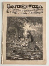 HARPER'S WEEKLY June 14, 1862 Robert Smalls and the Planter Civil War picture