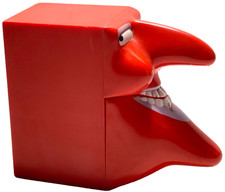 Vtg Rare The Ridiculous Box Works RED 2 Drawers 6 