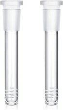 4.6in x2PCS Glass Downstem fit 14mm Male Bowl for 8''/9''/10''/12'' Filter Bong picture