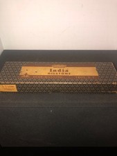 Vintage Norton India Oil Stone Knife Sharpener in original Box picture