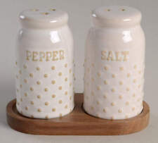 Better Homes and Gardens Modern Farmhouse Salt & Pepper Set w/Wood Tray 11716796 picture