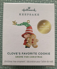 CLOVE'S FAVORITE COOKIE - 2026 Hallmark Miniature Ornament - LIMITED - NEW picture