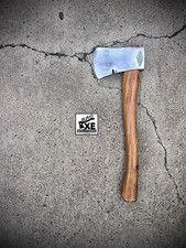 Bad-Axe Shapleigh Diamond Edge 1.8lb Hatchet Axe on 15in Handle, Brass Pinned picture
