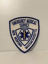 New Bedford Massachusetts EMS paramedic EMT Ambulance Patch Vintage Collectible picture