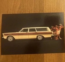 1965 Ford Country Squire Dealership Promotion postcard Original NOS picture