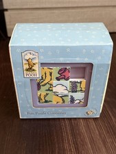 VTG SELANDIA Classic Winnie The Pooh Sliding Puzzle Box / Container ( NEW) picture