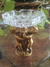 Vintage Hollywood Regency Style Cherub Pedestal w/Ashtray picture