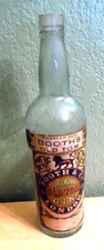 1884 BOOTHS SUPERIOR OLD TOM LONDON GIN BOTTLE EMPTY W/ORIGINAL LABEL 11 3/4