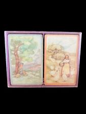 Vintage Hallmark Bridge Playing Cards set Holly Hobby Titled  “Once Upon A Time” picture