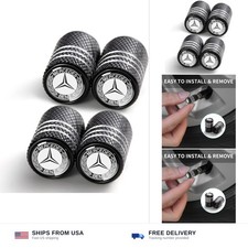 Tire Valve Stem Cap Cover for Mercedes Benz A C E S Class Series GLK CLA GLA ... picture