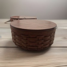 Longaberger ROUND KEEPING Basket 2008 13