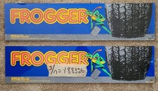 Lot Of 2 Original Frogger Arcade Game Marquees 1981 Sega/Gremlin Vintage Retro picture