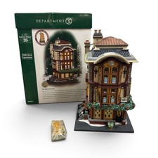 Dept 56 Red Lion Pub Dickens Village 20th Anniversary w/ Pin HTF 58715 picture