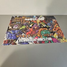 1999 New Breed Comics Tohubohu Promo Poster Lot x2 World Gone Wild Active picture