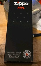 Zippo MPL Butane Lighter w/ Box & Zippo Premium Butane Fuel Can picture