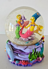 FOX The Simpsons Snow Globe Mermaid Under the Sea 2001 Rare Collectible Figurine picture