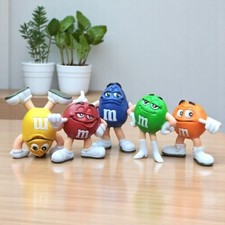 M&M's Figure CANDY Character m&m Mini PVC Collectible Toy Japan Set of 5 New picture