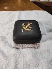 Vintage Wedgewood Trinket Box Gold Inlay picture