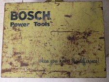 Vintage Bosch Power Tool Yellow Toolbox 14