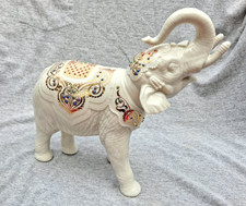 Lenox China Jewels Collection Porcelain Elephant Jeweled w/ 24k trim 1995 MINT picture