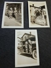 3 Vtg 1930s Halloween Native Indian Chief costume photos 2 Little Boy Brothers  picture