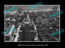 Albany New York Aerial View Of The City c1950 Large Historic Old Photo picture