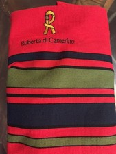 Vintage Roberta Di CAMERINO Red Blanket Throw picture