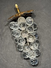 Vintage Swarovski Crystal Hand-Cut 23 Grapes Bunch 6.5 Inches Long Exc. Cond. picture
