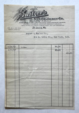 Vintage 1917 Billhead St Louis MO Switzer's Yellow Jacket Co Candy N 1st Street picture
