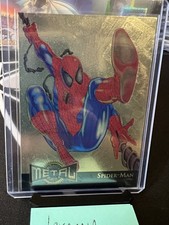 1995 FLEER MARVEL METALGOLD BLASTER #12 SPIDER-MAN  MINT picture