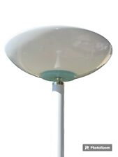 Vtg Halogen Torchiere White Floor Lamp Spaceship 72” DIMMABLE Postmodern 80s-90s picture