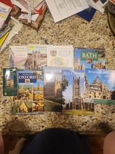Vintage 1990s UK Travel Souvenir Bundle - Oxford, Cambridge, Bath, Royal... picture