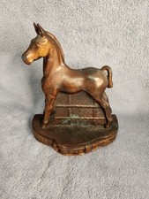Vintage Philip DiNapoli Champion Products Colt Horse Bookend – Copper – c. 1940 picture