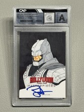 Ben Affleck Signed Batman Card - Hollywood Masterpieces Auto 1/1 Slabbed Beckett picture