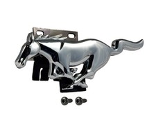1994-2004 Mustang Chrome Front Grille Running Horse Emblem Bracket 2004 Chrome picture